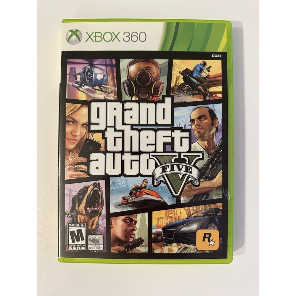 Grand Theft Auto V - Microsoft Xbox 360 - CIB With Map & Manual